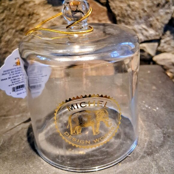 Michel Designs Works glass candle cloche - Picture 5 of 7